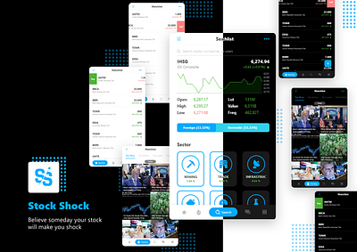 Stock Shock stock stock photo mockup stock photo template stockholm stocks ui uidesign uiux ux uxdesign uxui