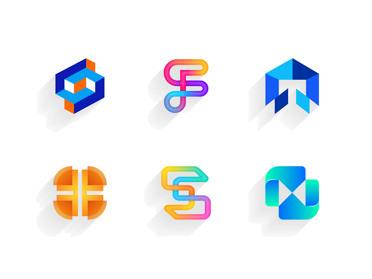 modern logos mark creative lettermark minimalist unique by Mahjabin ...