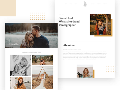 Website Development - Photographer development layout photographer web design website website concept