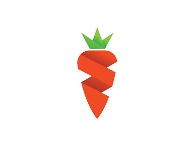 Carrot abstract carrot abstract logo carrot icon colorful vegetable design logo logodesign vegetable