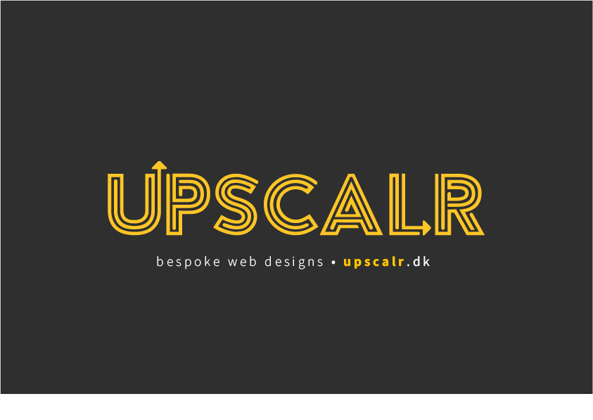 Branding and Landing Page Design for Upscalr.dk branding logo