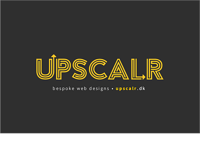 Branding and Landing Page Design for Upscalr.dk branding logo