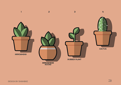 Plants Illustration adobe illustrator daily illustration plants vector