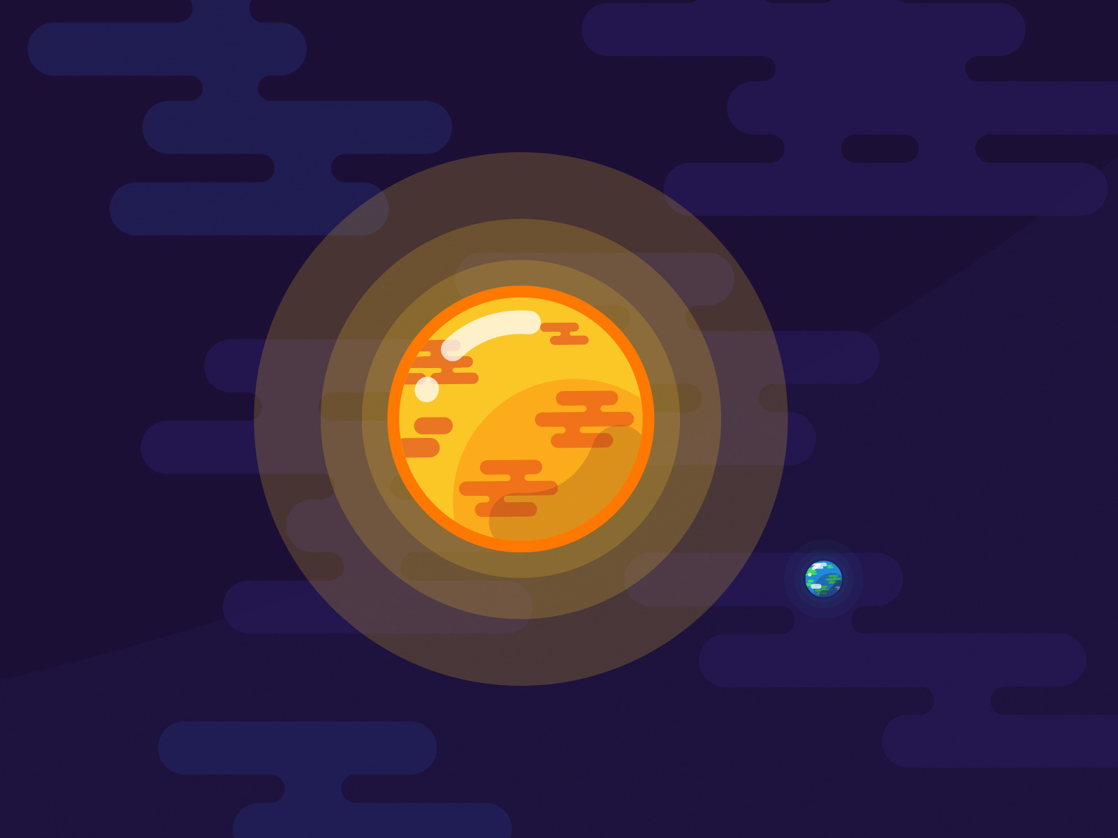 Sun vs Earth by eggboys on Dribbble