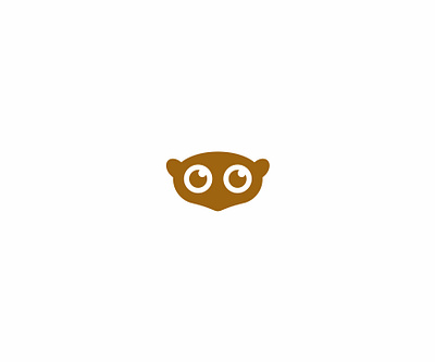 Tarsier animal fimbird logo tarsier