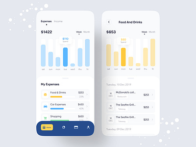 Budget Planner App analytic dashboard app app concept app design app designer budget planner colorful app component design design inspiration form minimal mobile application mufidul islam tapadar productdesign table trend 2020 typography uidesign uiuxdesign uxdesign