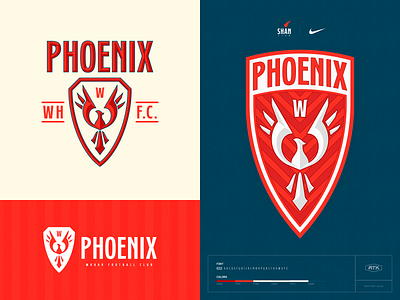 PHOENIX FC branding design football logo soccer sports sports branding sports design sports logo type design typography