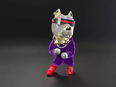 Bboy Dog NFT 3d 3d art crypto art metaverse nft nft art nft character nft collection
