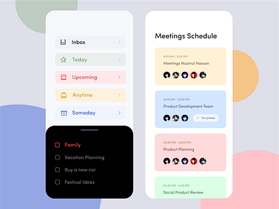 Task Management Mobile Version Design 2020 app inbox inbox task app management app meeting app meeting schedule app minimal product design mobile mobile app mobile design product design schedule app task app task application design task flow task list task management task management app today task upcoming task