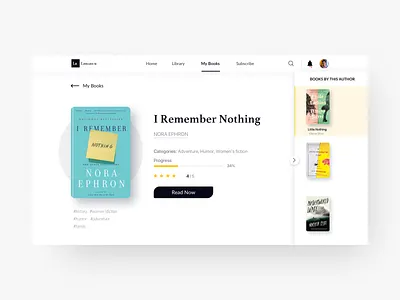 Reading Website - Librarium book design desktop freelance interface logo reading simple sketch typogaphy ui ux web web design website