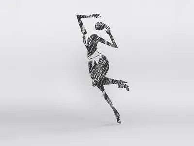 Falling - VR sculpture series 2020 3d 3d art 3d artist 3d modelling 3d models 3d sculpture ballet fashion vr