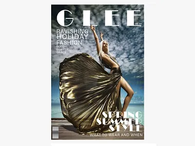 magazine Cover branding composition design fashion fashion brand flat graphic design illustrator magazine magazine cover typography vector