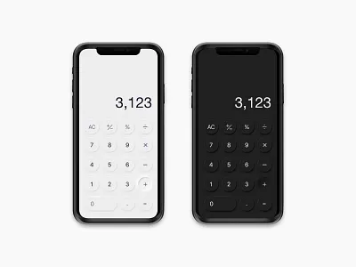 Mobile Calculator - Neumorphism 2020 trend calculator design iphone iphonexr mobile mobile ui neumorphic neumorphism sketch ui xr