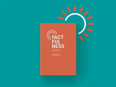 Fact fulness Book Cover Design cover facebook fact factfull factfulness sun