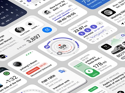 Tool Widgets 9 app application battery clock concept delivery design ioswidget platform sketch time translate uber ui weather widget widgets