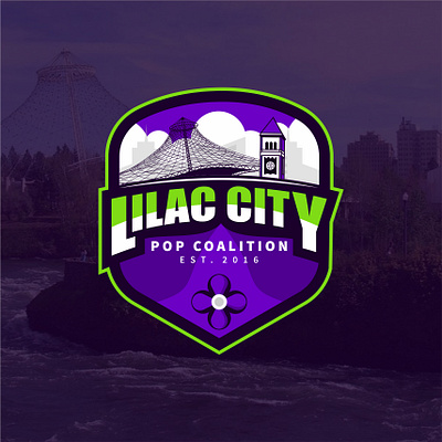 LILAC LOGO adventure badge branding design icon illustration logo minimalist logo vector wordmark logo