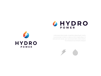 Hydro brand branding design graphic illustration logo typography ui ux vector