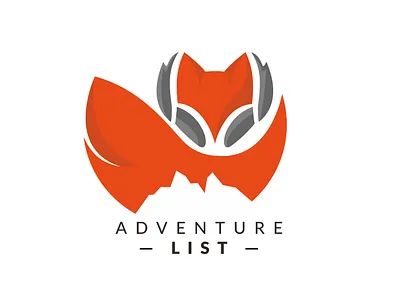 LOGO ADV LIST adventure badge branding design flat icon illustration logo minimalist logo vector wordmark logo