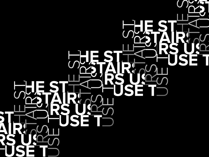 Example of Use the stairs