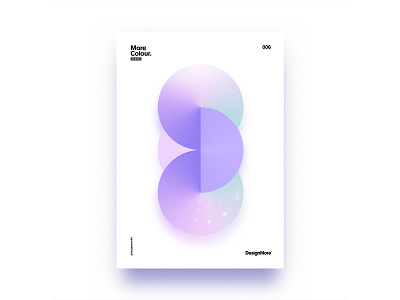 MoreColour 006 artwork gradients iridescent pastel poster poster a day purple