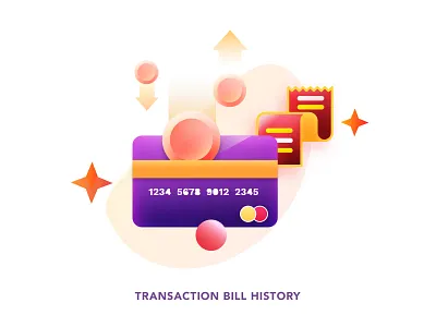 HISTORY OF TRANSACTION badge design bill illustration cash flow credit card illustration credit card payment debit card design gamification badge design icon iconography icons illustration payment payment history transaction bill history transaction illustration transaction list transactions ux