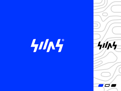 Self-Branding blue branding clean colorful grid icon lettering logo minimal modern monogram pixl silas simple type typography waves white