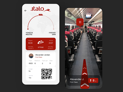 Train Ticket | Augmented Reality ar augmented reality camera app concept interface redesign ticket ticket app ticket booking train travel app ui ux