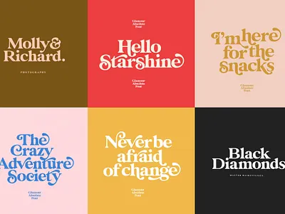 Glamour Absolute Modern/Vintage Font 70s 70s font 70s retro 70s vintage bold bold serif chic classy fashion magazine modern modern serif retro serif stylish stylish fonts trendy vintage serif wedding wedding font