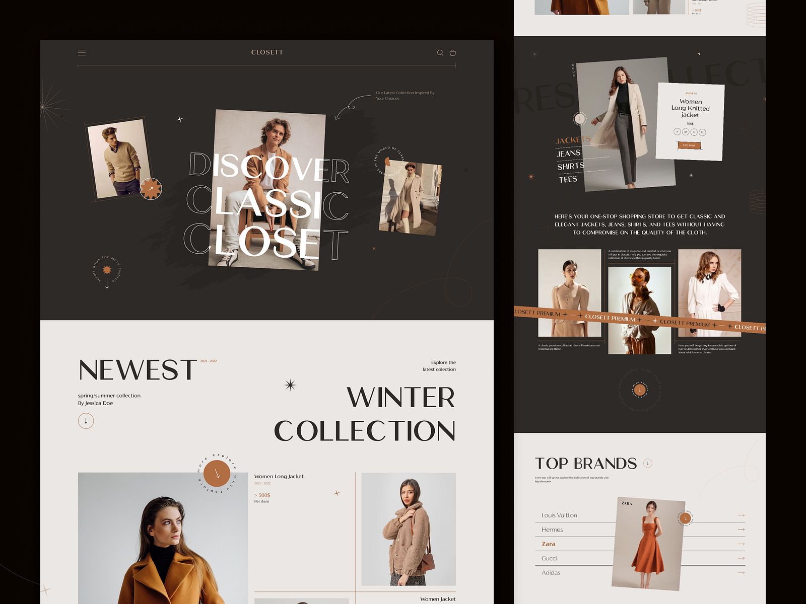 Fashion E commerce Landing Page Design by MindInventory UI/UX for