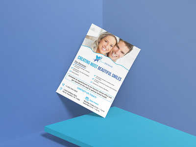 Dental Flyer Design adobefaysal advertisement branding business advertising dental care dental care designs dental clinic dental logo dental marketing agency dental seo dental website design flyer design