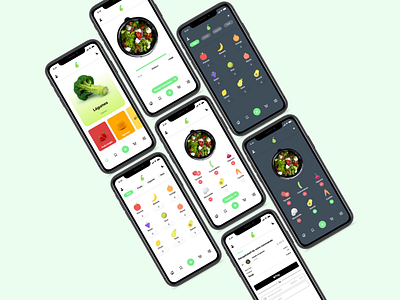Healthy Food App app apple food app healthy ui