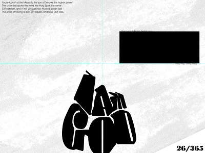 I Am God daily post daily poster dailyposter dailyposterdesign design graphic graphicdesign graphicdesigner kendrick kendrick lamar lyrics monochrome type type art typedesign typeface typographic typographie typography typography art