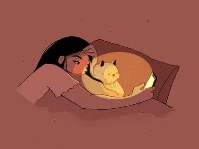 like a moth to a flame • part 1/4 attraction cat character clean drawing flame focus girl illustration inspiration light mobile procreate progress sketch wip