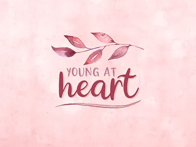 [Event Promotion] Young At Heart graphic graphic design photoshop pink promotional romantic valentine