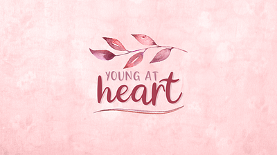 [Event Promotion] Young At Heart graphic graphic design photoshop pink promotional romantic valentine