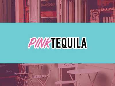 thePINKtequila album artwork branding restaurant