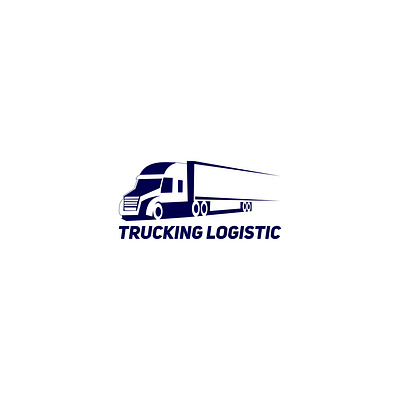 Trucking Logisticc auto background business car delivery design icon illustration isolated logistic logo lorry service symbol traffic transport transportation truck trucking vector