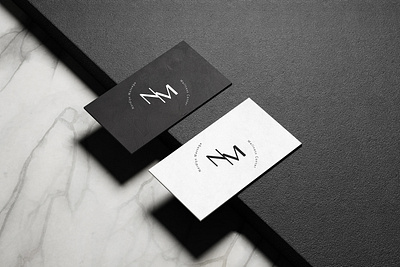 Second Mockup for NM branding businesscard freelance illustration logo ui