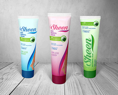 Hair Removal Cream cosmetics labeldesign packagedesign
