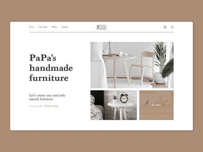 Daily UI #003 figma furniture landingpage uidaily uidailychallenge