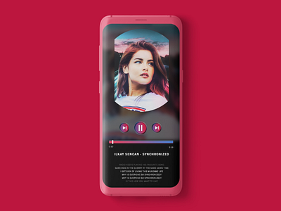 Player app layout app layout mockup music music app music player