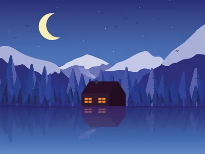 Silent Night branding design google illustration