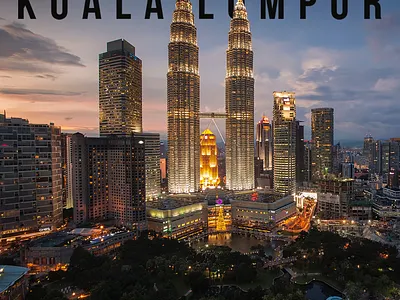 Kuala Lumpur Typography city design kuala lumpur minimalist petronas simple design type typeface typographic typography