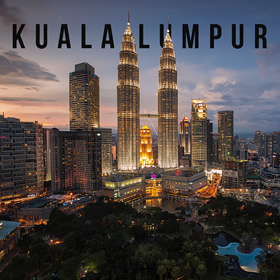 Kuala Lumpur Typography city design kuala lumpur minimalist petronas simple design type typeface typographic typography
