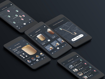 Order Coffee UI/UX app coffee coffee shop ui ux