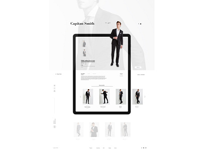 Capitan Smith App concept app design ecommerce ipad app men men fashion minimalist prototype prototyping ui ui ux ui design uidesign uiux ux ux design uxui