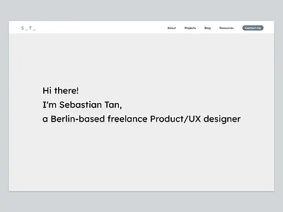 New Website Design branding portfolio portfolio design typography website website concept website design