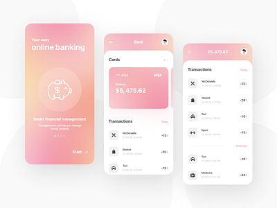 Banking App app app concept app design app ui bank app banking banking app bankingapp business card clean concept credit card credit card form credit cards interface minimal mobile mobile ui ui