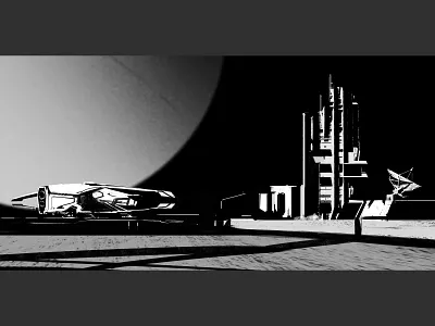 Lone Planet-IV art background design brainpanstudio concept art dailydesignchallenge design digital art illustration