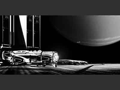 Lone Planet-II art background design brainpanstudio concept art dailydesignchallenge design digital art illustration